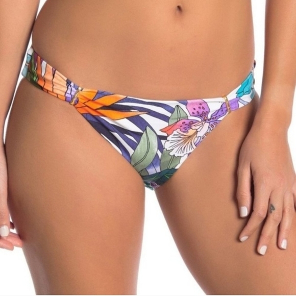 Trina Turk Amazonia California Hipster Bikini Bottom Size 2 Size 4 - Picture 4 of 16